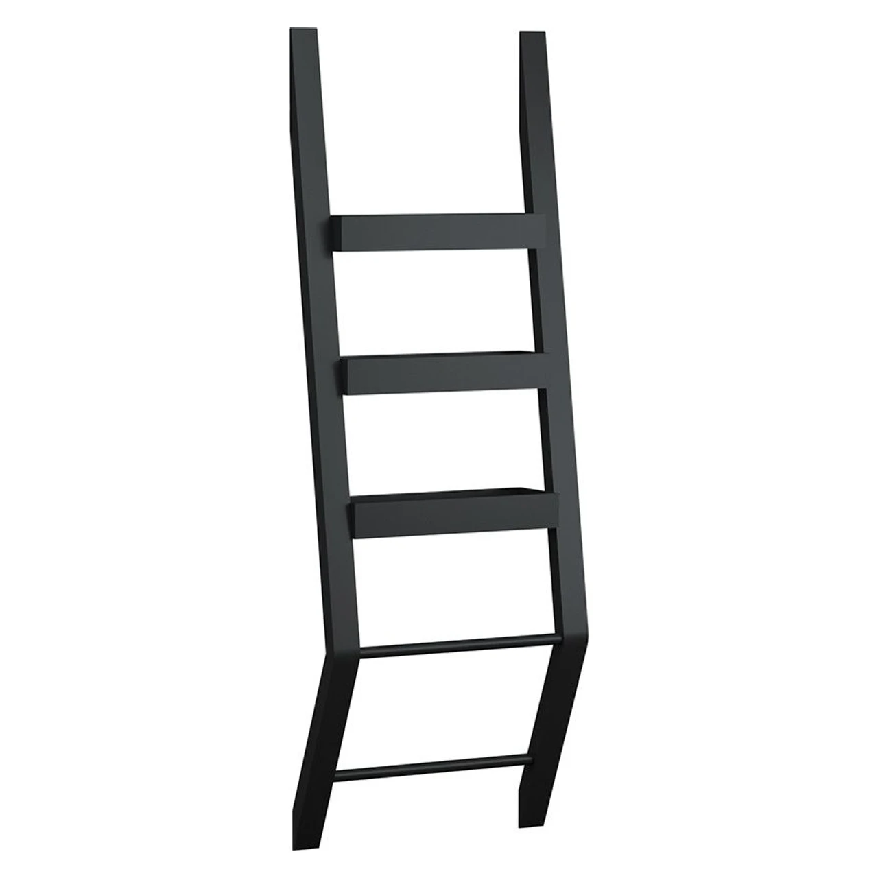 Orka Agora 140x50 Cm Mat Siyah Ahşap Havluluk
