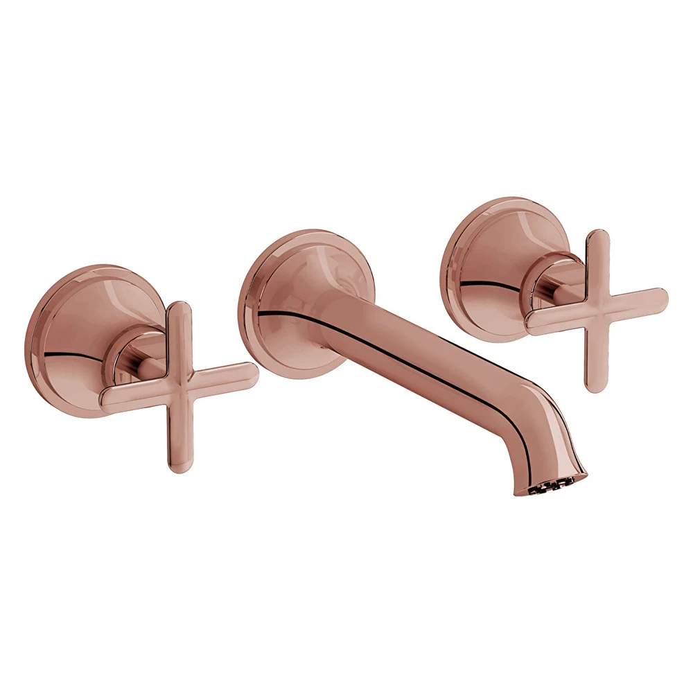 Vitra Origin Classic 3 Delikli Soft Bakır Ankastre Lavabo Bataryası A4289029