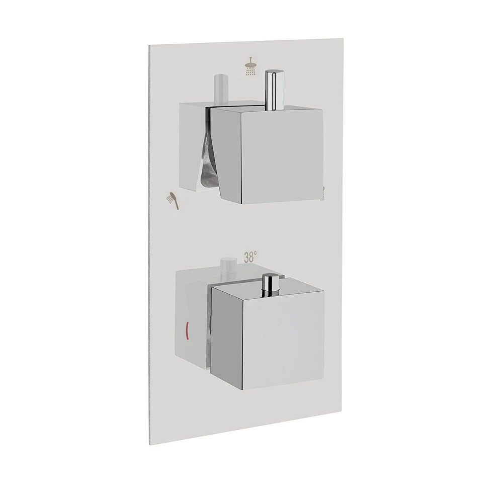 Vitra AquaHeat S2 3 Yollu Yönlendiricili Ankastre Banyo-Duş Bataryası A47118