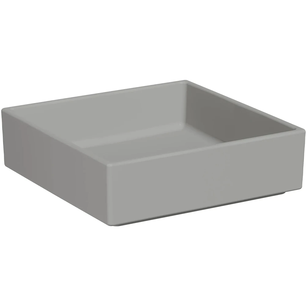 Vitra Archiplan 40x40 Cm Mat Taş Gri Çanak Lavabo - 7440B476-0016