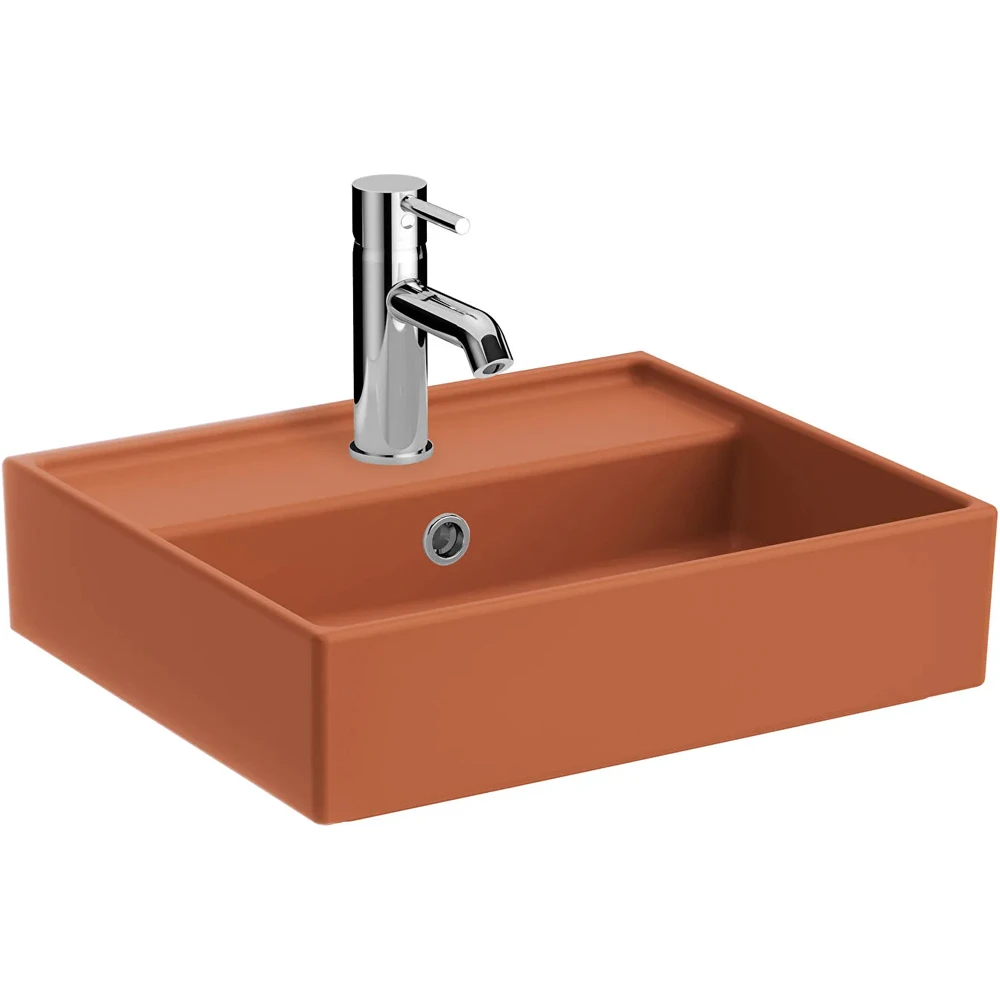 Vitra Archiplan 45x38 Cm Mat Terra Rosa Lavabo - 7400B477-0001