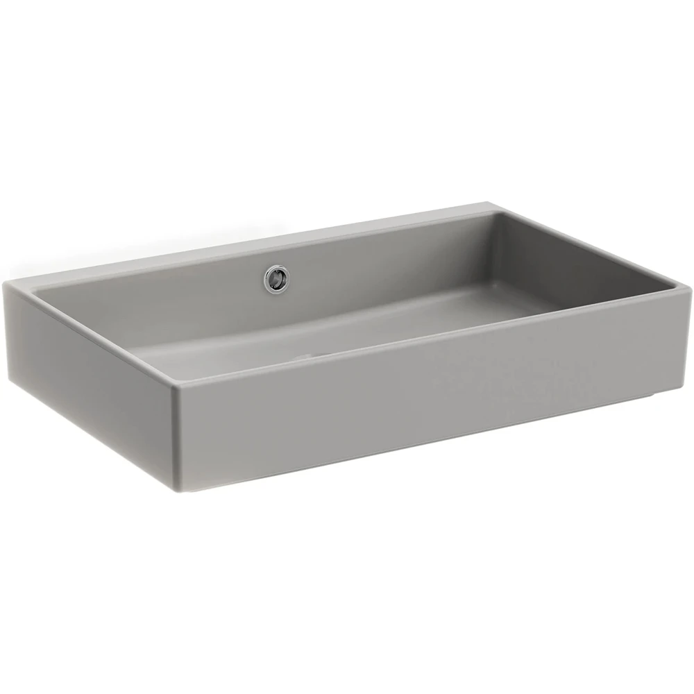 Vitra Archiplan 60x38 Cm Mat Taş Gri Lavabo - 7404B476-0012