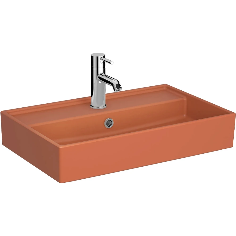 Vitra Archiplan 60x38 Cm Mat Terra Rosa Lavabo - 7401B477-0001