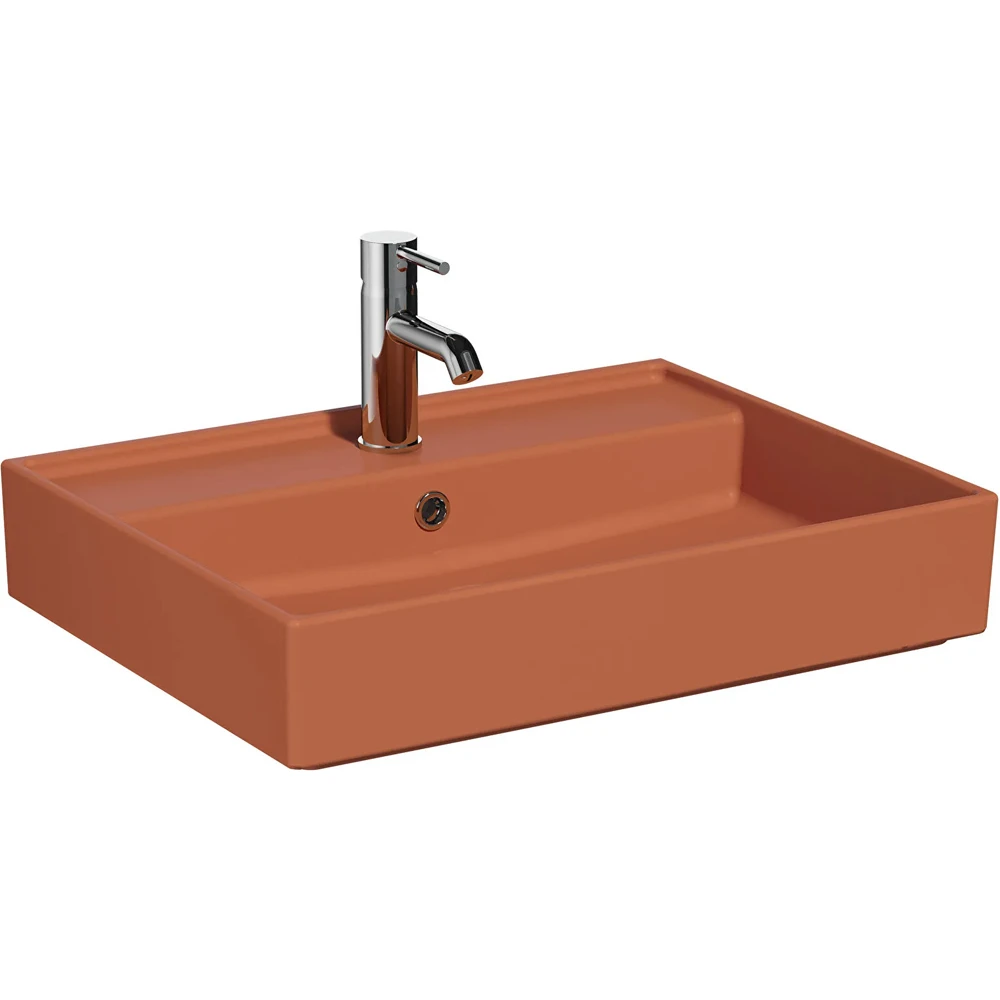 Vitra Archiplan 60x47 Cm Mat Terra Rosa Lavabo - 7414B477-0001