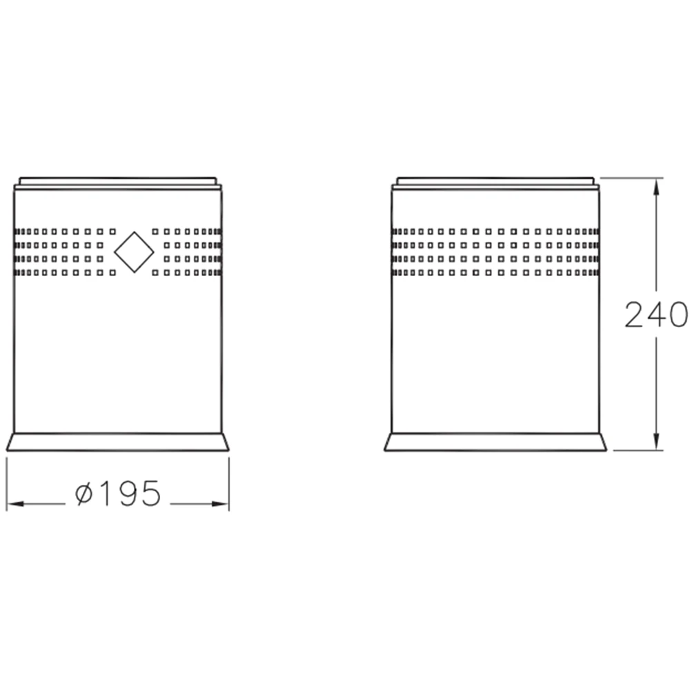 Vitra Arkitekta 3 Lt Parlak Paslanmaz Çelik Çöp Kovası - A44048 2