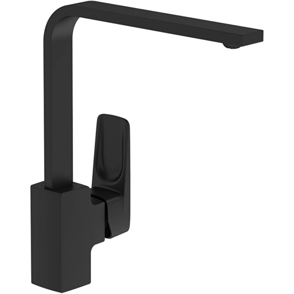Vitra Blueco Root Square Mat Siyah Eviye Bataryası - A4275336ENR