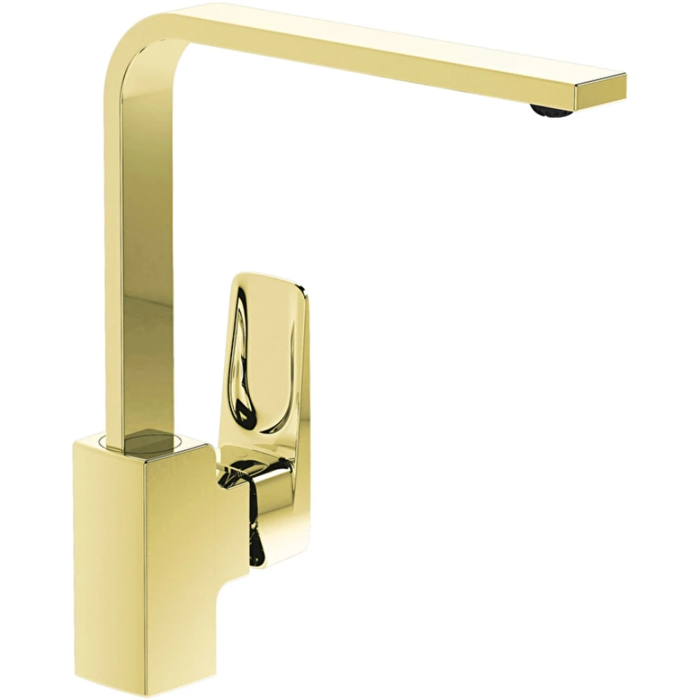 Vitra Blueco Root Square Soft Altın Eviye Bataryası - A4275374ENR