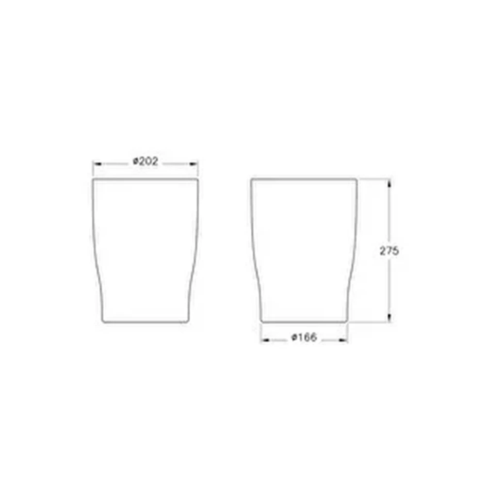 Vitra Eternity 3 Lt Beyaz Çöp Kovası A4430057 3