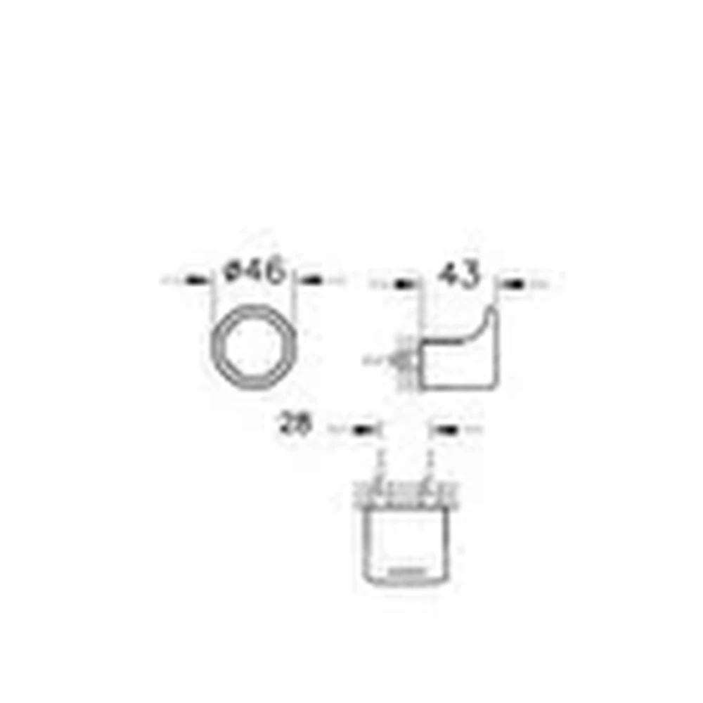 Vitra Eternity Beyaz Küçük Kanca Askı A44306 2