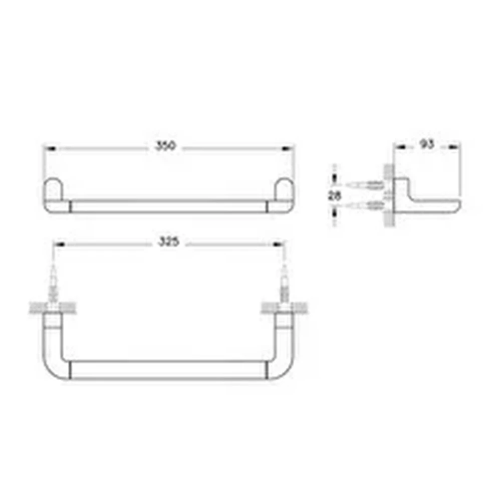 Vitra Eternity Siyah Kısa Havluluk A4430439 2