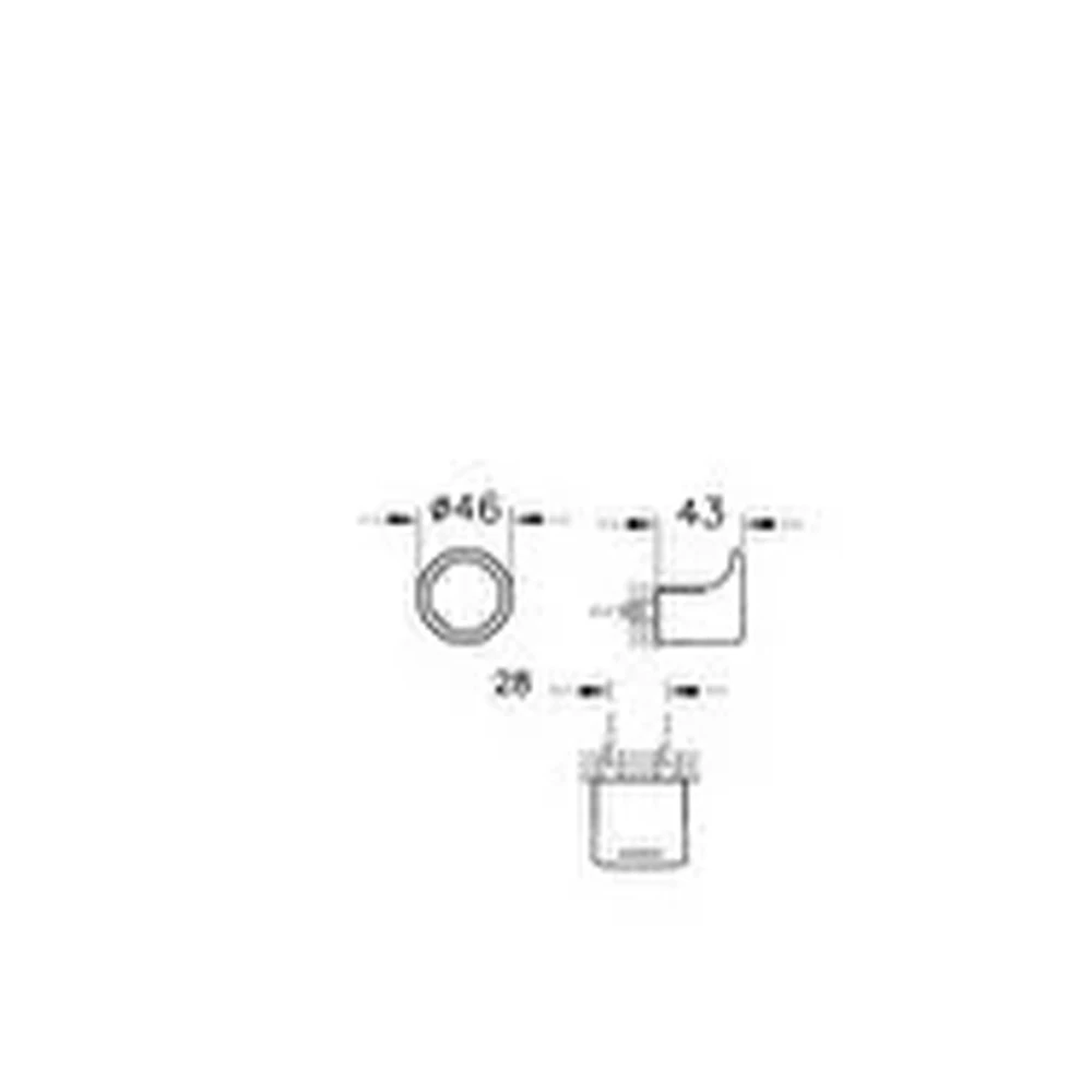 Vitra Eternity Siyah Küçük Kanca Askı A4430639 2