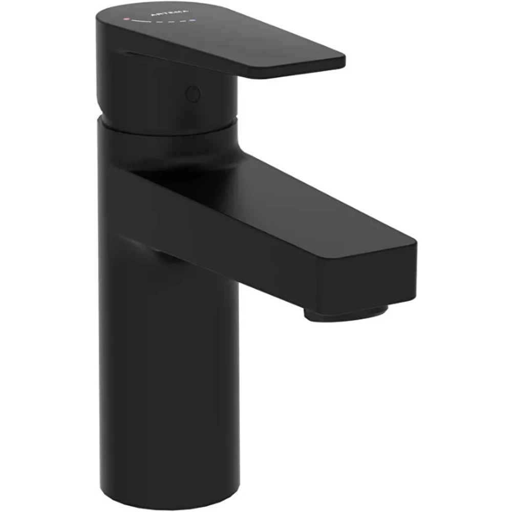 Vitra Flow Square BluEco Mat Siyah Lavabo Bataryası - A4304436ENR
