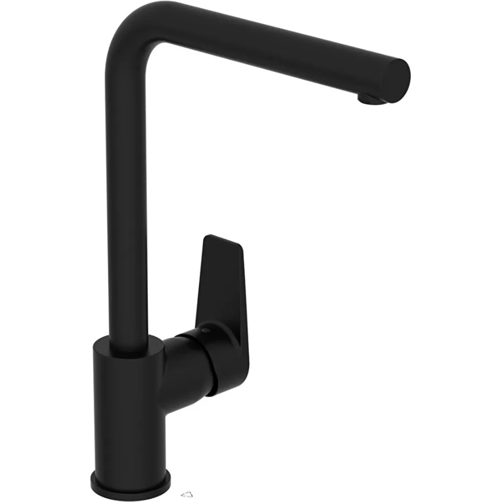 Vitra Flow Square Mat Siyah Eviye Bataryası - A4339636