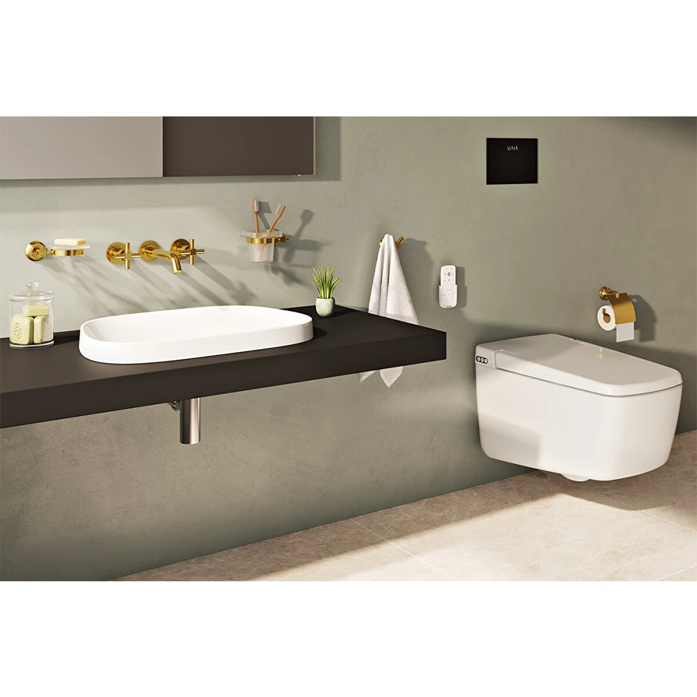 Vitra Frame 55x39 Cm Mat Beyaz Tezgahüstü Lavabo 5653B401-0016 2