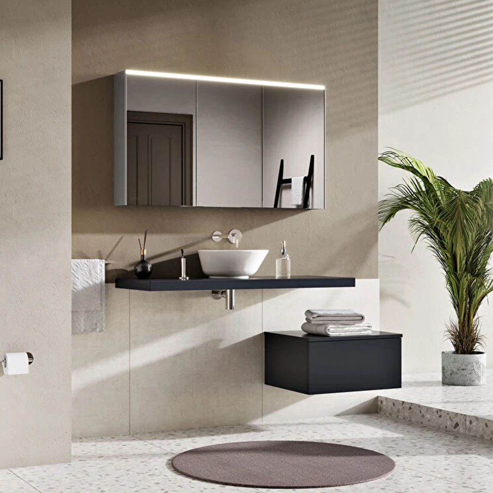 Vitra Geo 40x38 Cm Yuvarlak Mat Beyaz Çanak Lavabo 7421B001-0016 2