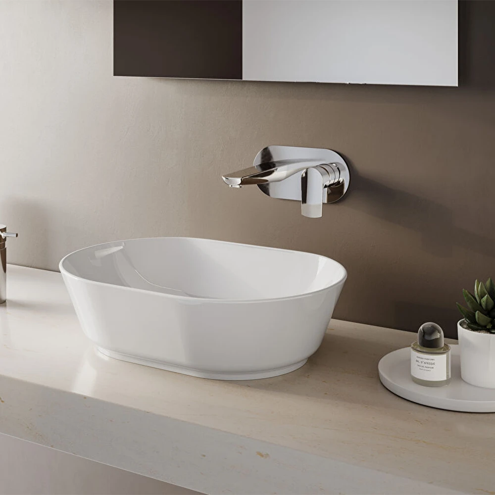 Vitra Geo 55x40 Cm Oval Çanak Lavabo 7427B003-0012 2