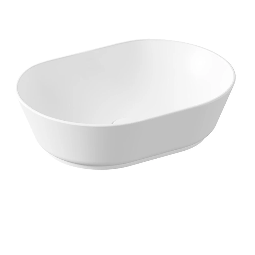 Vitra Geo 55x40 Cm Oval Mat Beyaz Çanak Lavabo 7427B001-0016