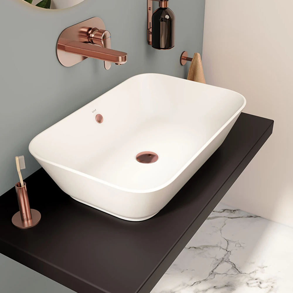 Vitra Geo 60x39 Cm Dikdörtgen Çanak Lavabo 7425B003-0012 2