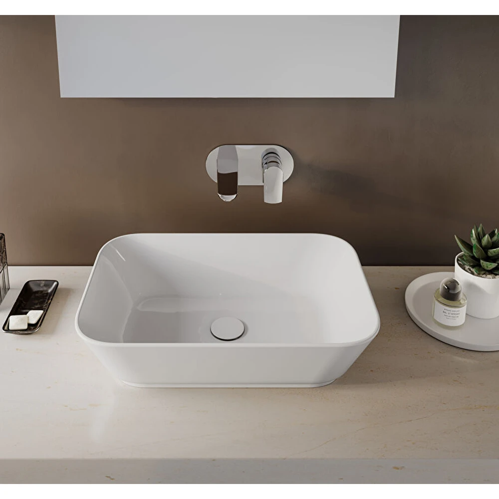 Vitra Geo 60x39 Cm Dikdörtgen Çanak Lavabo 7425B003-0016 2