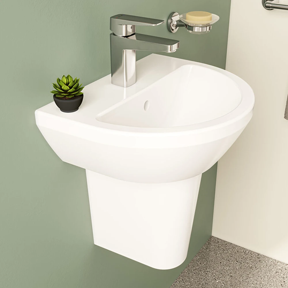 Vitra Integra 45x36 Cm Yuvarlak Lavabo 7065L003-0001 2