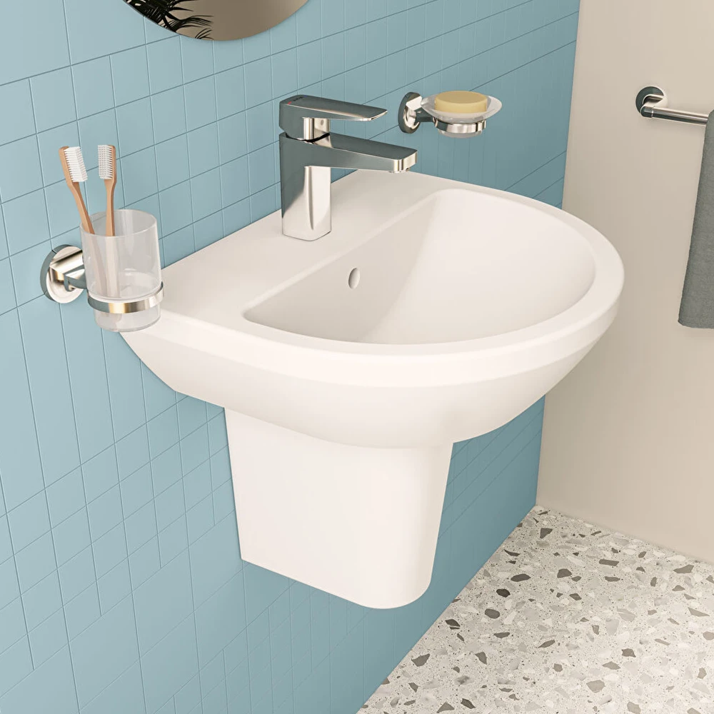 Vitra Integra 50x43 Cm Yuvarlak Lavabo 7066L003-0001 2
