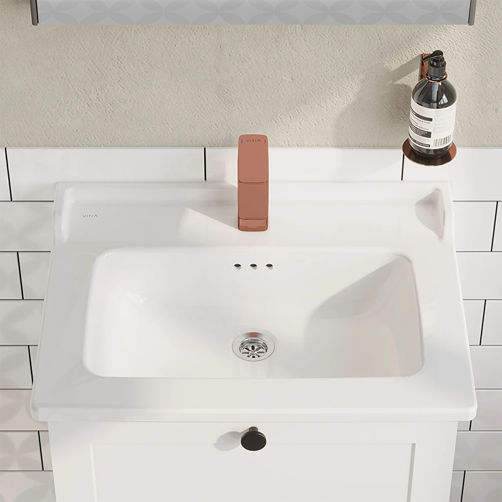 Vitra Integra Classic 60x46 Cm Etajerli Lavabo 7000B003-0001 2