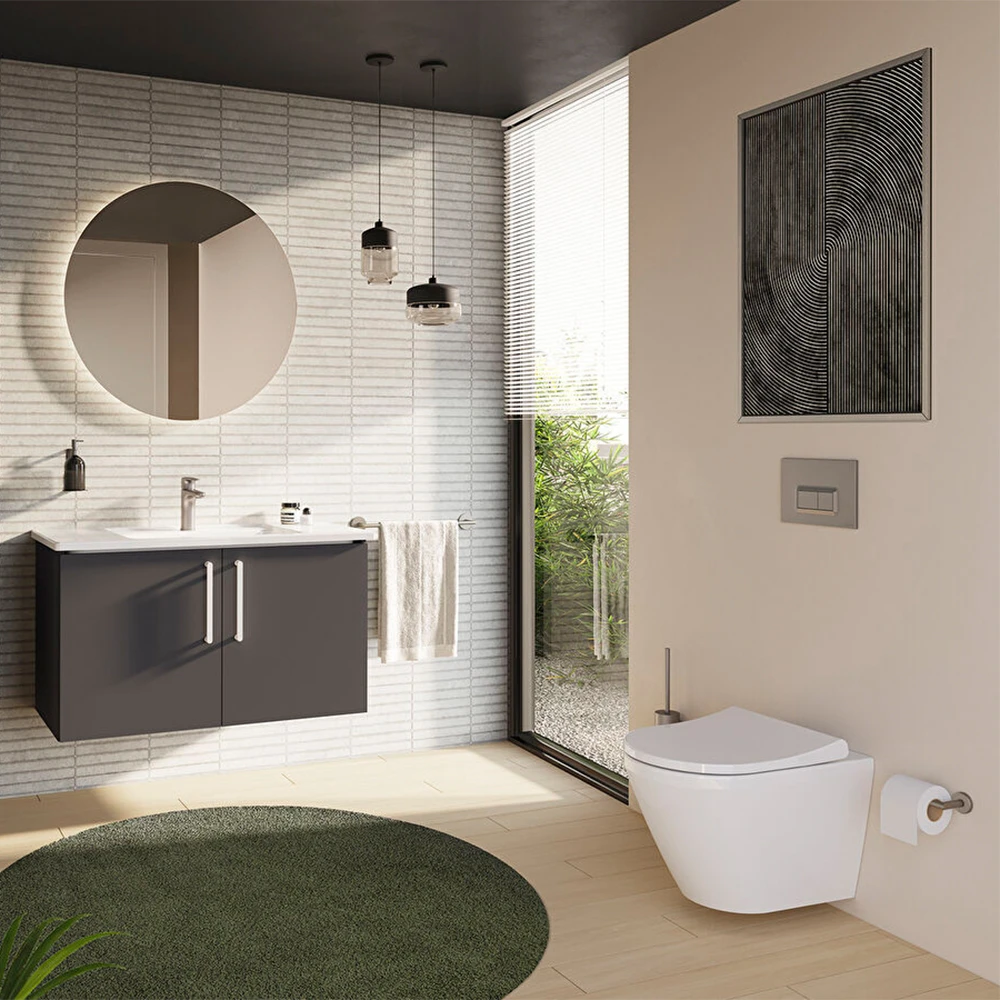Vitra Integra Rim-ex Kanalsız Asma Klozet - 7041L003-0090 2