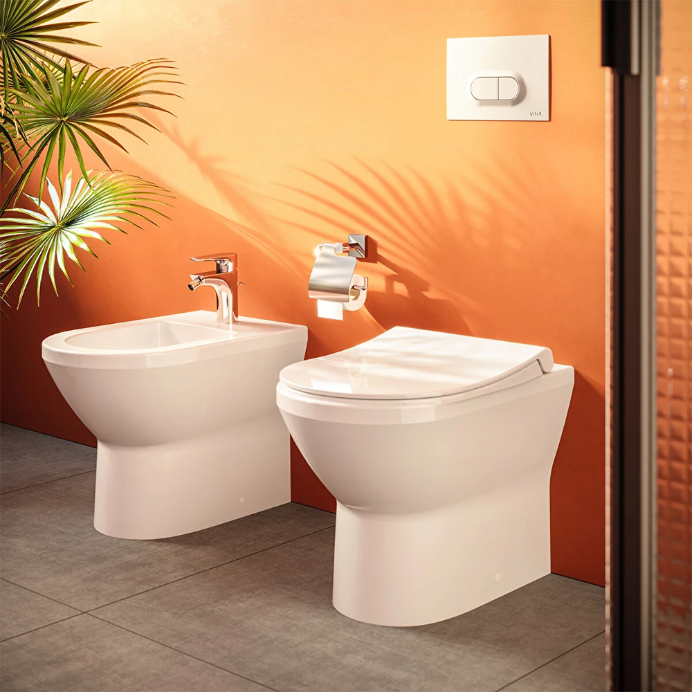 Vitra Integra Rim-ex Kanalsız Duvara Tam Dayalı Yerden Klozet - 7059L003-0088 3