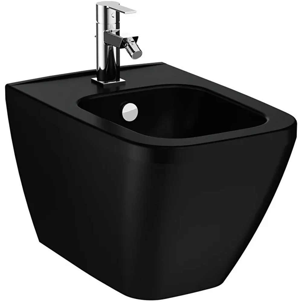 Vitra Integra Square 54 Cm Mat Siyah Asma Bide 7083B083-0288