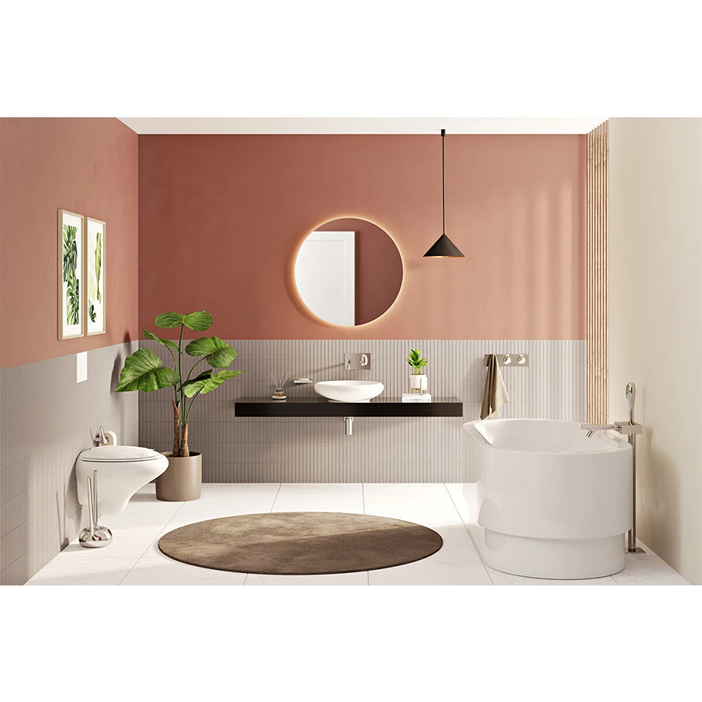 Vitra İstanbul 50x50 Cm Yuvarlak Çanak Lavabo 4522B403-0016 2