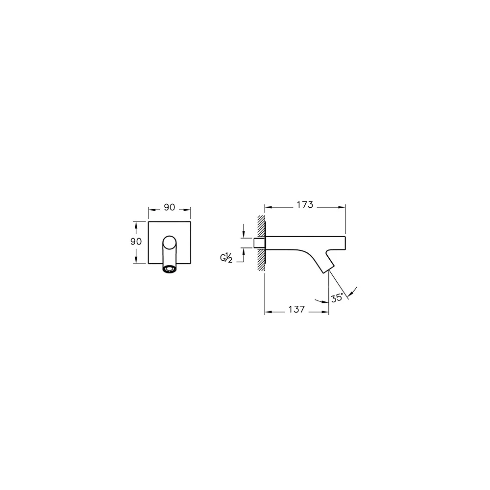 Vitra İstanbul Çıkış Ucu A41834 2