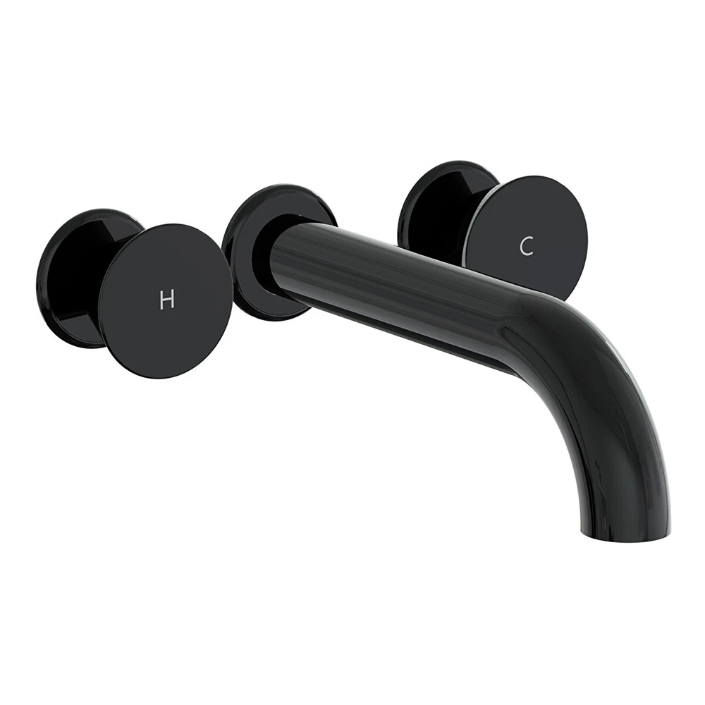 Vitra Liquid Parlak Siyah Ankastre Lavabo Bataryası A4268939