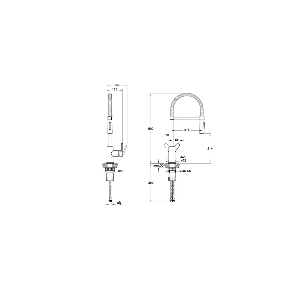 VitrA Maestro Pull Down Eviye Bataryası A42162 2