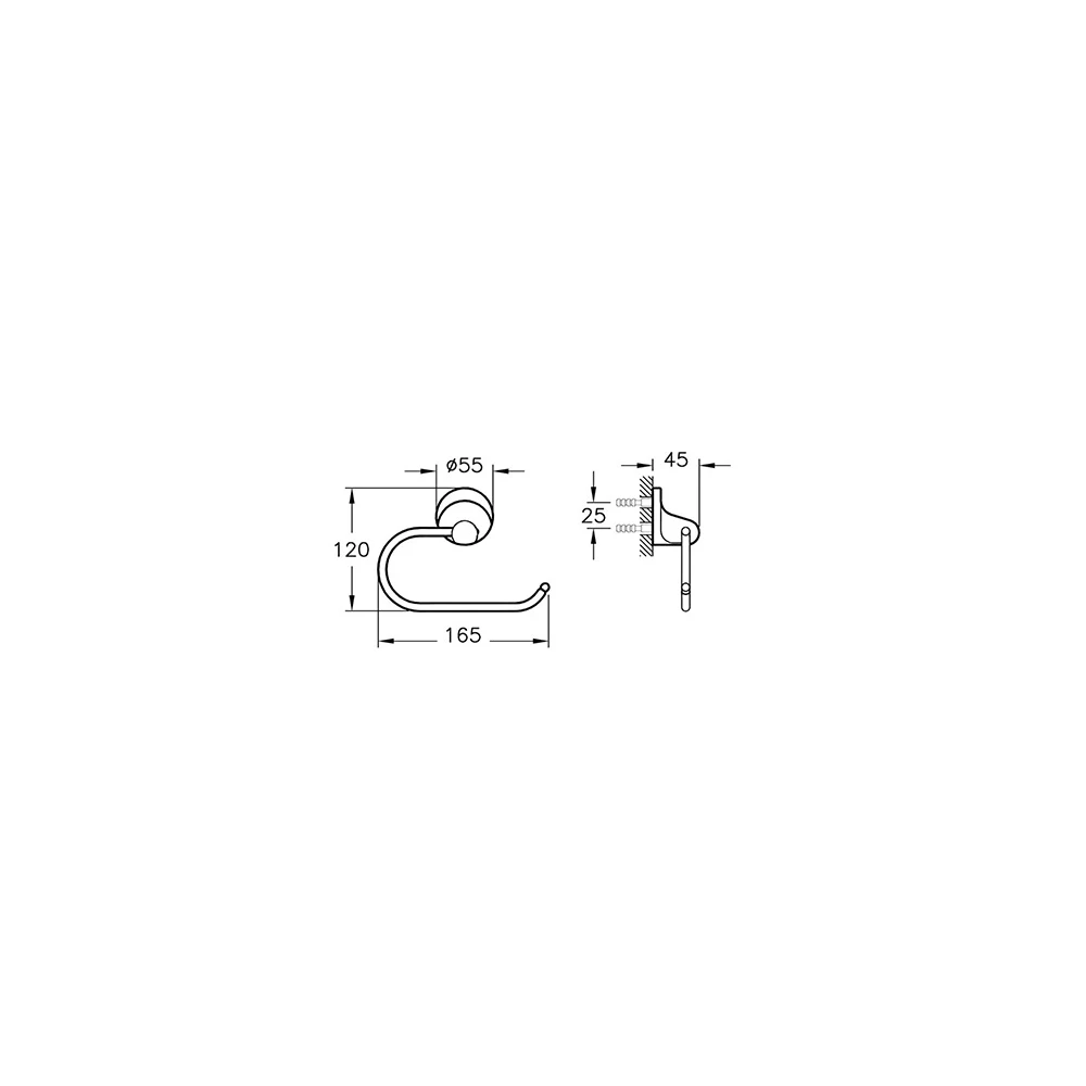 Vitra Marin Tuvalet Kağıtlığı A44946 4