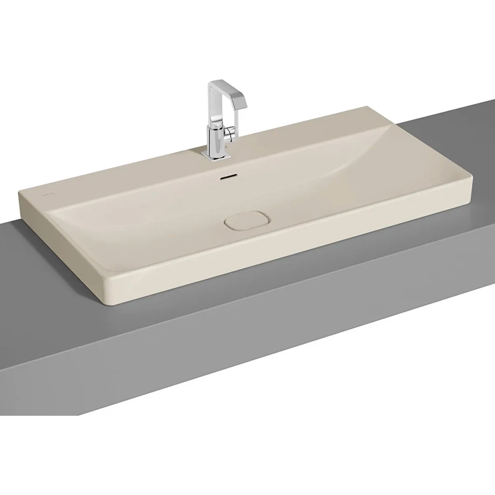 Vitra Metropole 100x47 Cm Mat Kum Beji Çanak Lavabo - 7529B422-7211