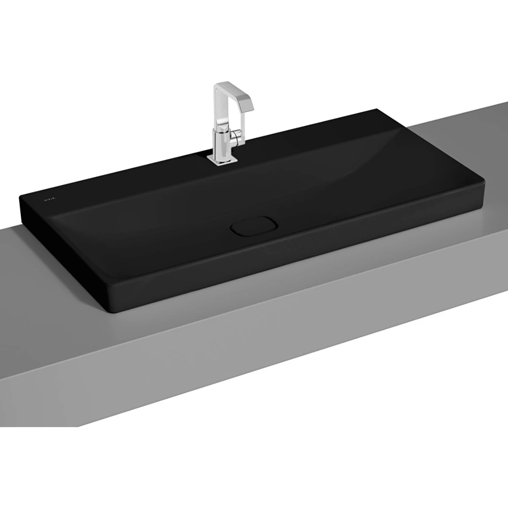 Vitra Metropole 100x47 Cm Mat Siyah Çanak Lavabo - 7529B483-0937