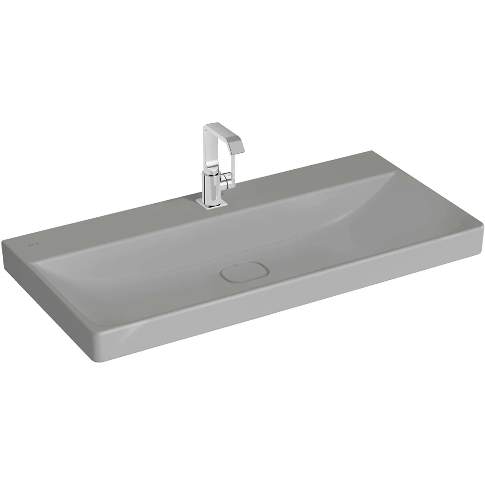 Vitra Metropole 100x47 Cm Mat Taş Gri Lavabo - 7529B476-0041