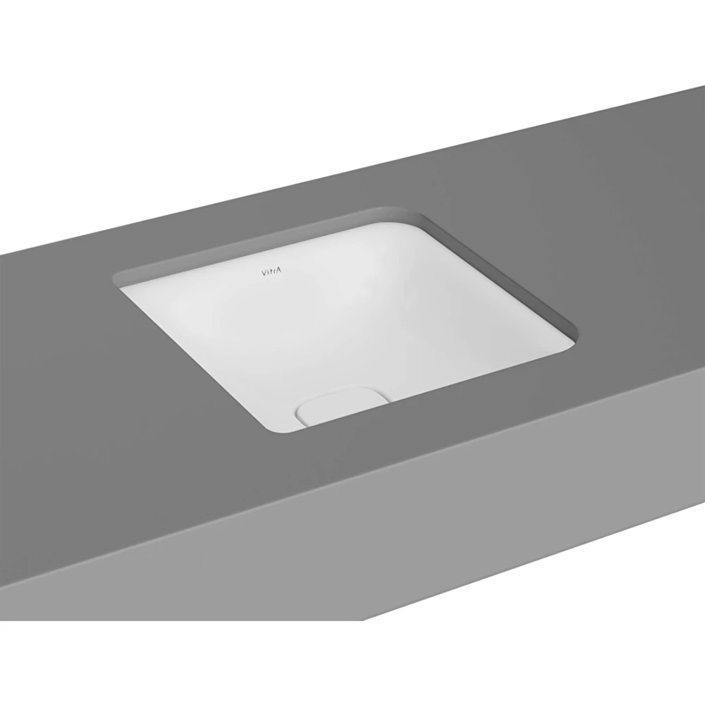 Vitra Metropole 40x40 Cm Mat Beyaz Tezgahaltı Lavabo - 7533B401-1083