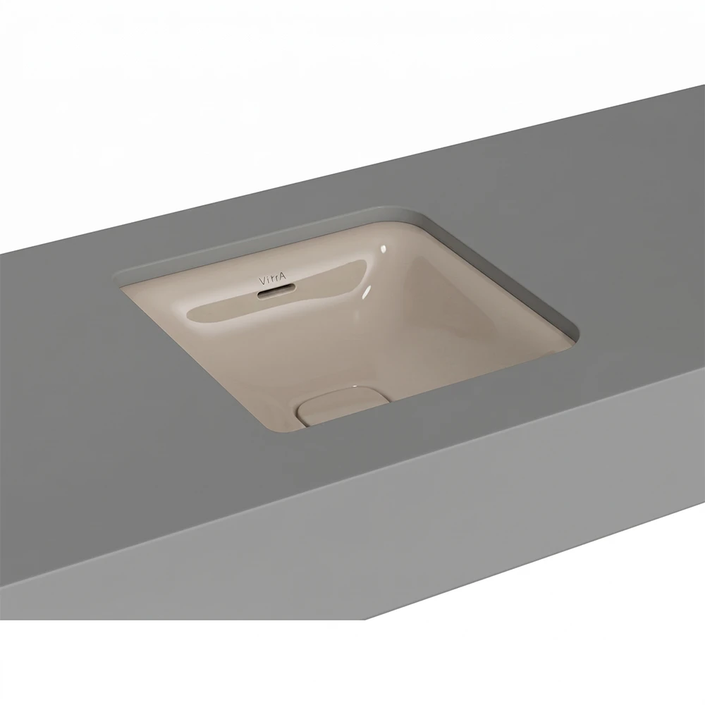 Vitra Metropole 40x40 Cm Mat Kum Beji Tezgahaltı Lavabo - 7533B422-7215