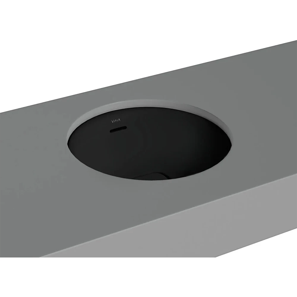 Vitra Metropole 40x40 Cm Mat Siyah Tezgahaltı Lavabo - 7532B483-7215