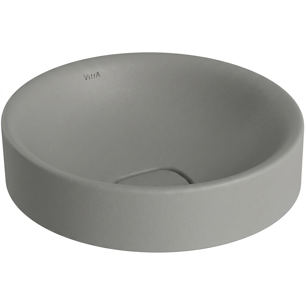 Vitra Metropole 40x40 Cm Mat Taş Gri Çanak Lavabo - 7532B476-1398