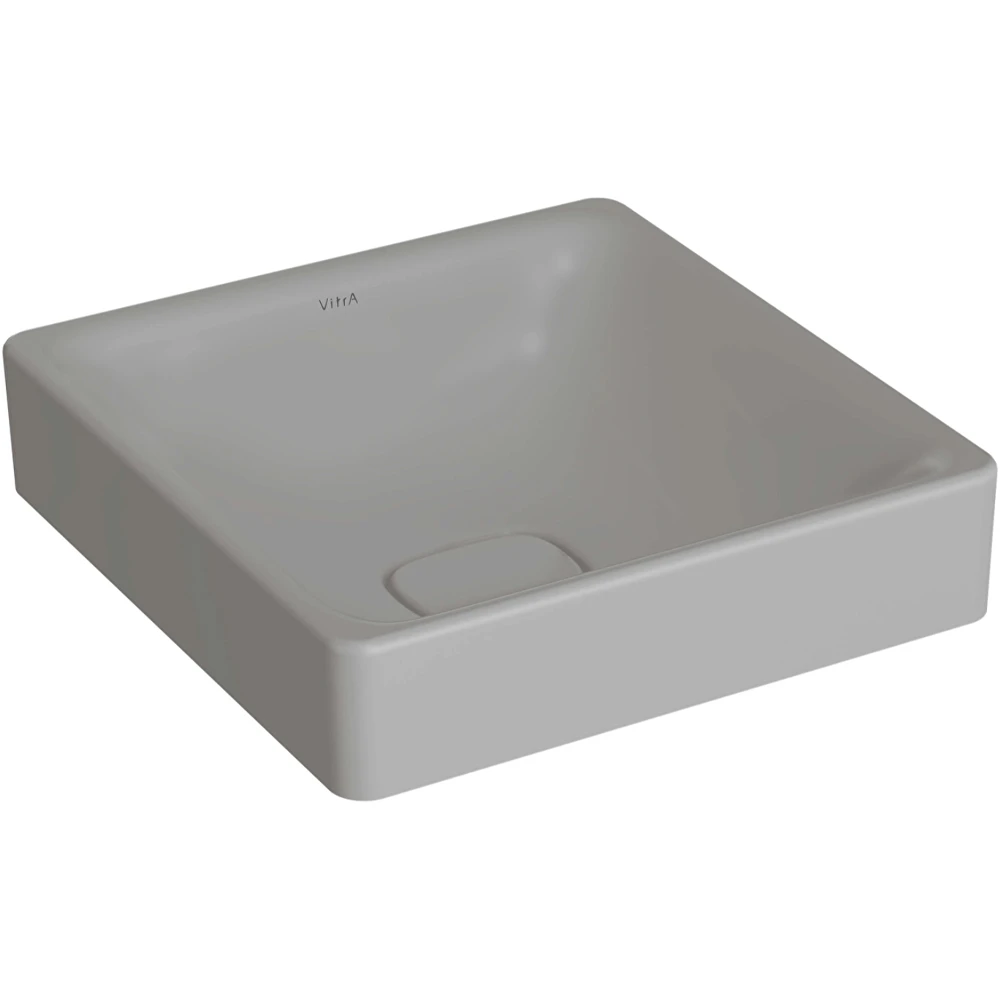 Vitra Metropole 40x40 Cm Mat Taş Gri Çanak Lavabo - 7533B476-1398