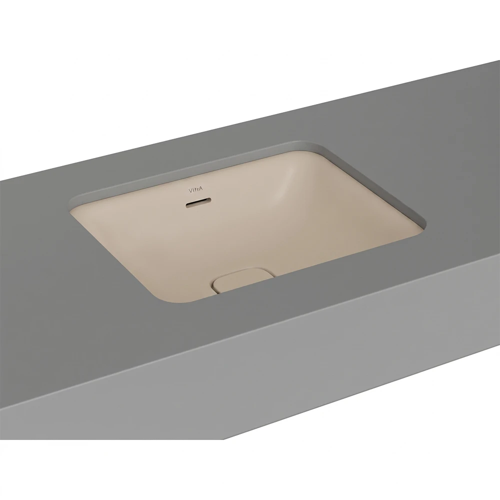 Vitra Metropole 50x40 Cm Mat Kum Beji Tezgahaltı Lavabo - 7534B422-7215