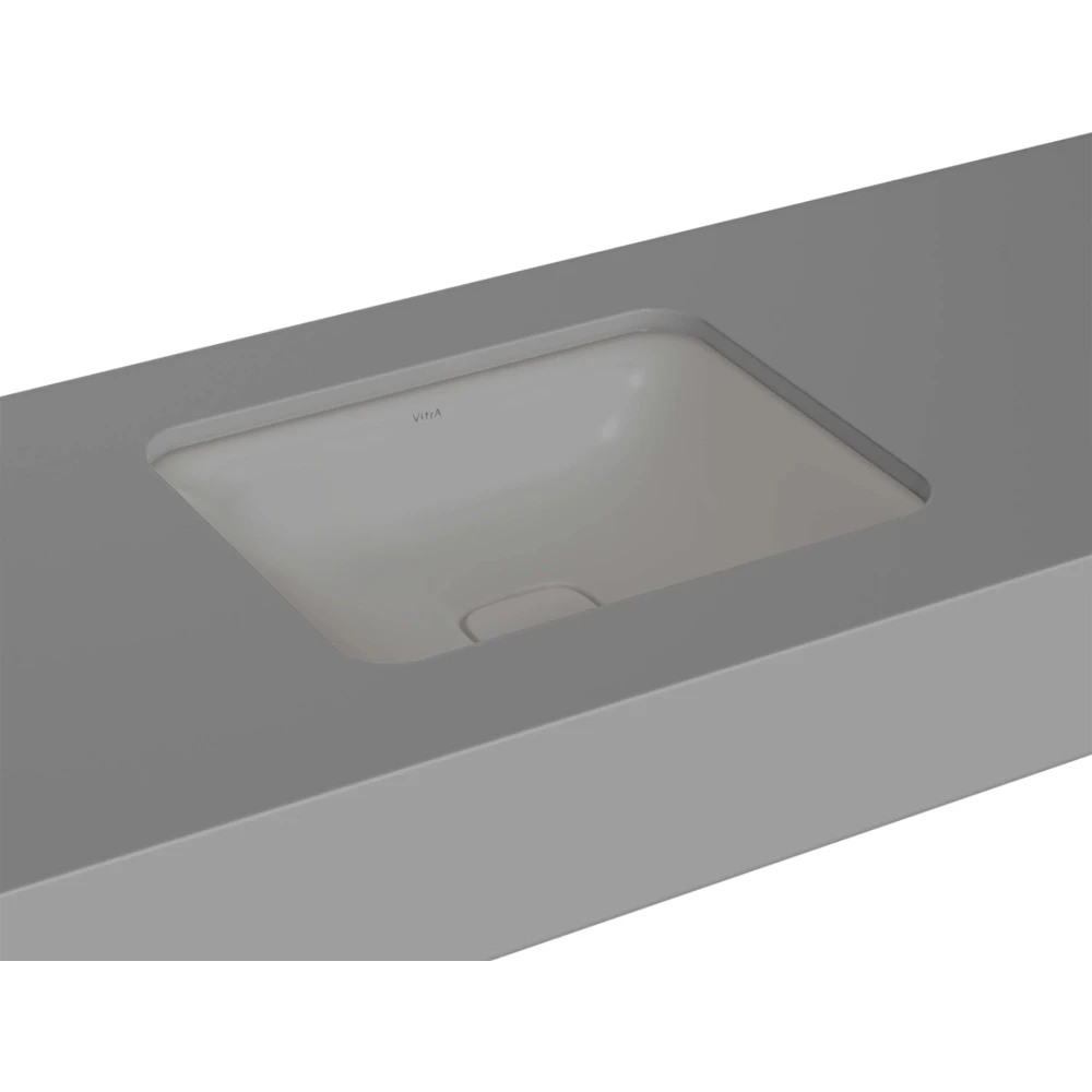 Vitra Metropole 50x40 Cm Mat Taş Gri Tezgahaltı Lavabo - 7534B476-1083