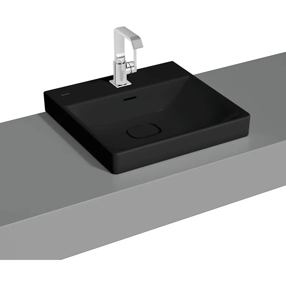 Vitra Metropole 50x47 Cm Mat Siyah Çanak Lavabo - 7525B483-7211