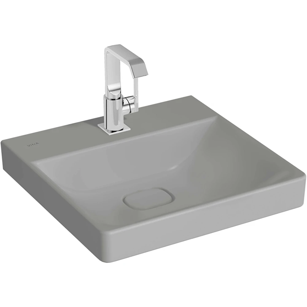 Vitra Metropole 50x47 Cm Mat Taş Gri Lavabo - 7525B476-0041