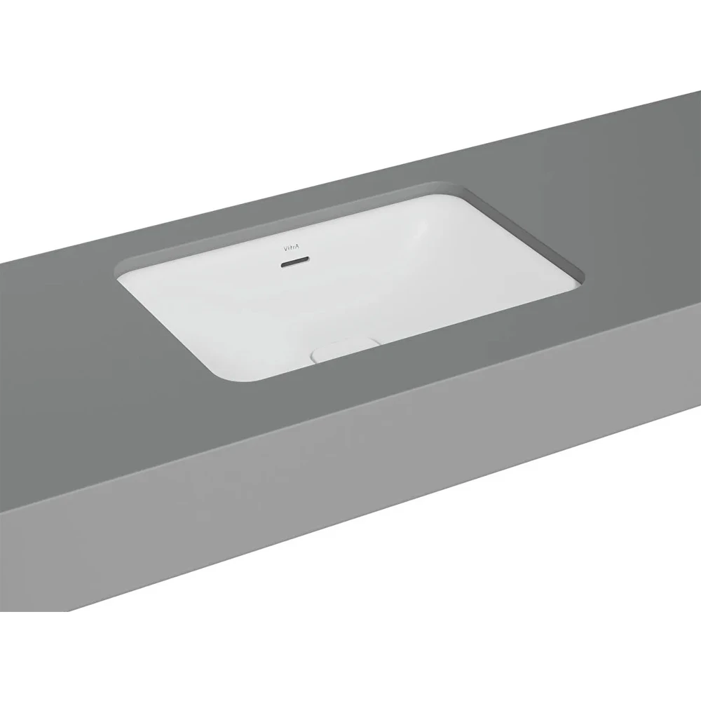 Vitra Metropole 60x40 Cm Mat Beyaz Tezgahaltı Lavabo - 7535B401-7216