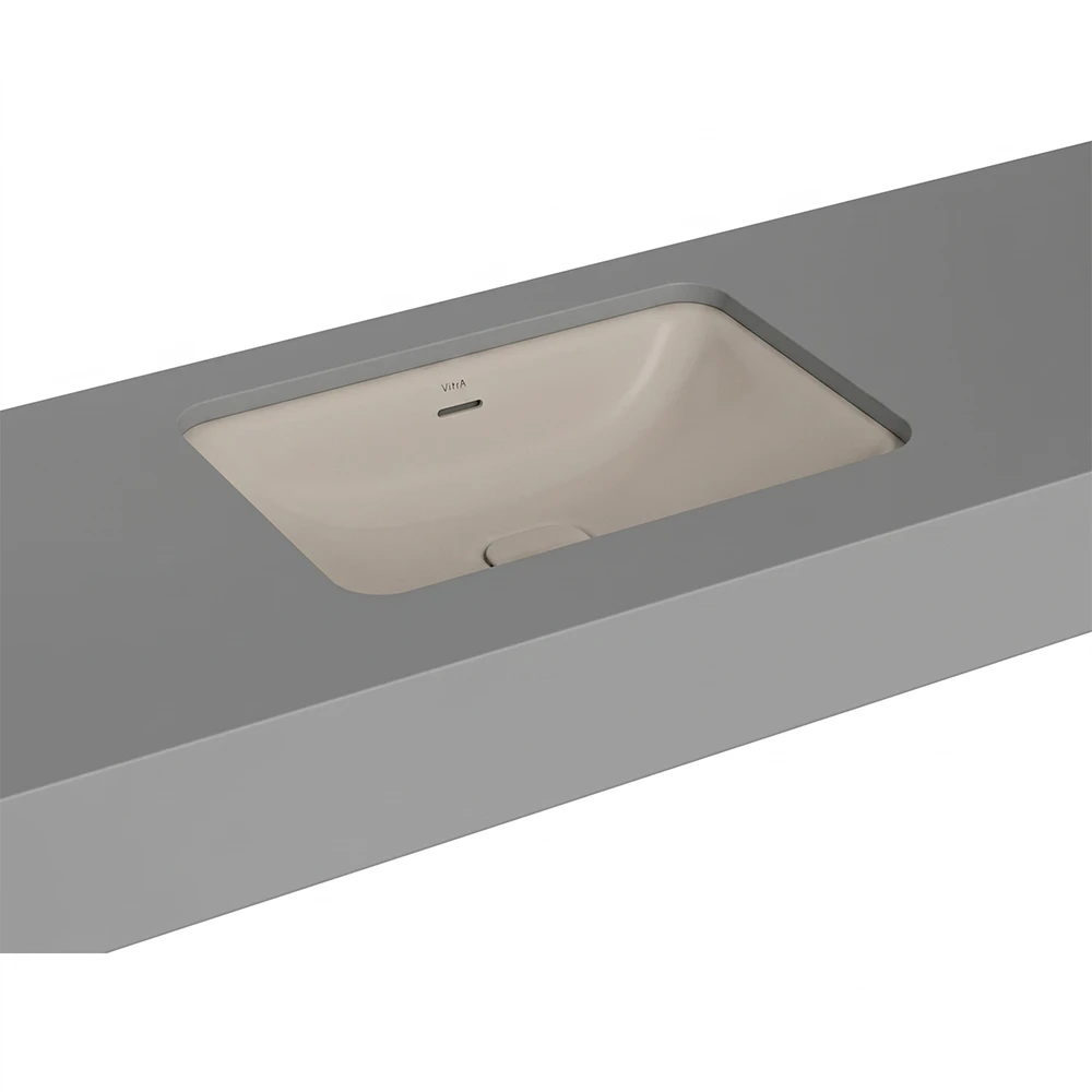 Vitra Metropole 60x40 Cm Mat Kum Beji Tezgahaltı Lavabo - 7535B422-7216