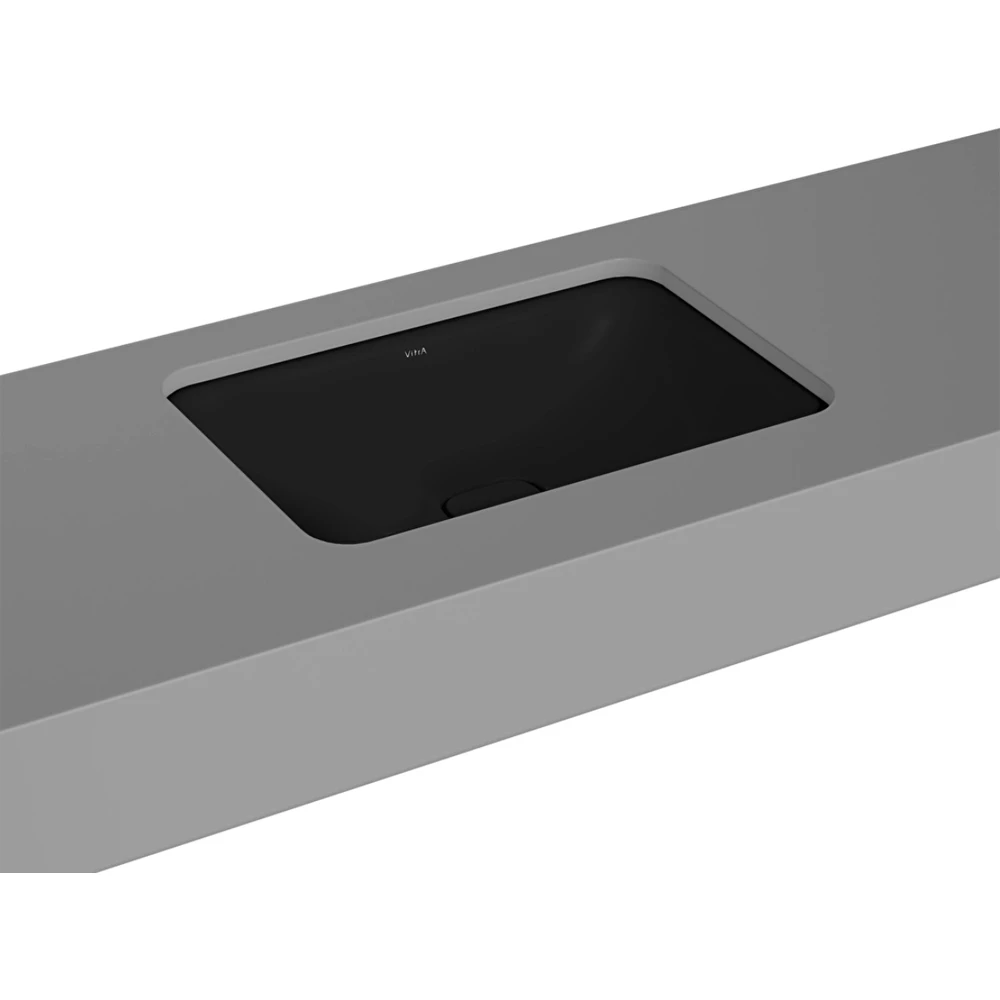 Vitra Metropole 60x40 Cm Mat Siyah Tezgahaltı Lavabo - 7535B483-1083