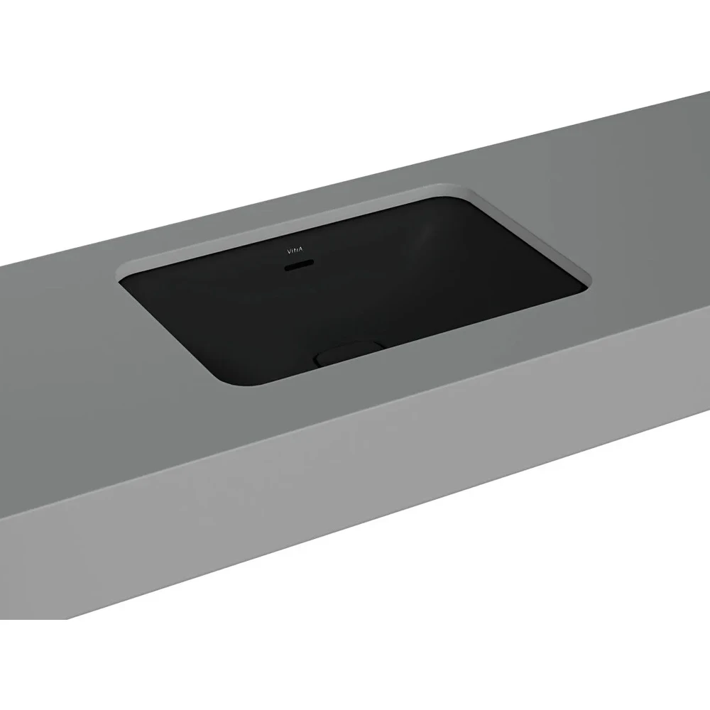 Vitra Metropole 60x40 Cm Mat Siyah Tezgahaltı Lavabo - 7535B483-7216